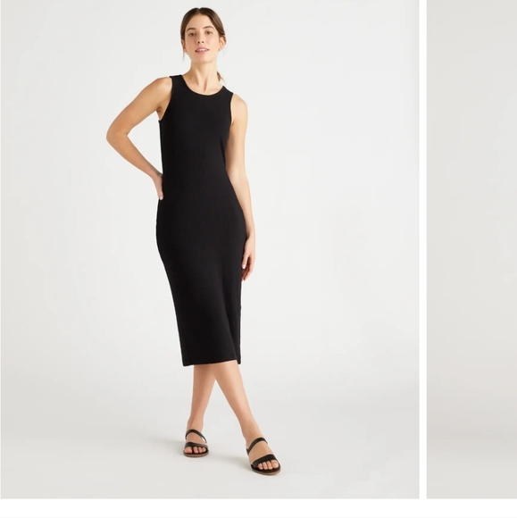 Quince Ribbed Tank Midi Dress Numerous Colors - Picture 1 of 6
